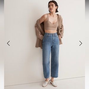 NWT Madewell The Perfect Vintage Wide Leg Crop Jean